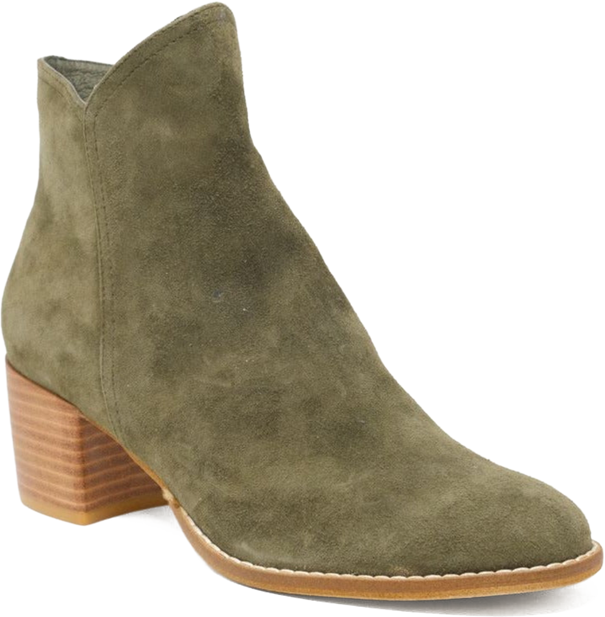 Django & Juliette Mockas Boot in Olive Suede. Sku: DJ12670H81SU display picture 3