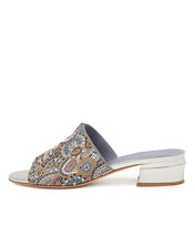 Outside View Women's Django & Juliette Tammy Sandal In Denim Suede Sku: Dj13299Dadsu