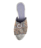 Overhead View Women's Django & Juliette Tammy Sandal In Denim Suede Sku: Dj13299Dadsu