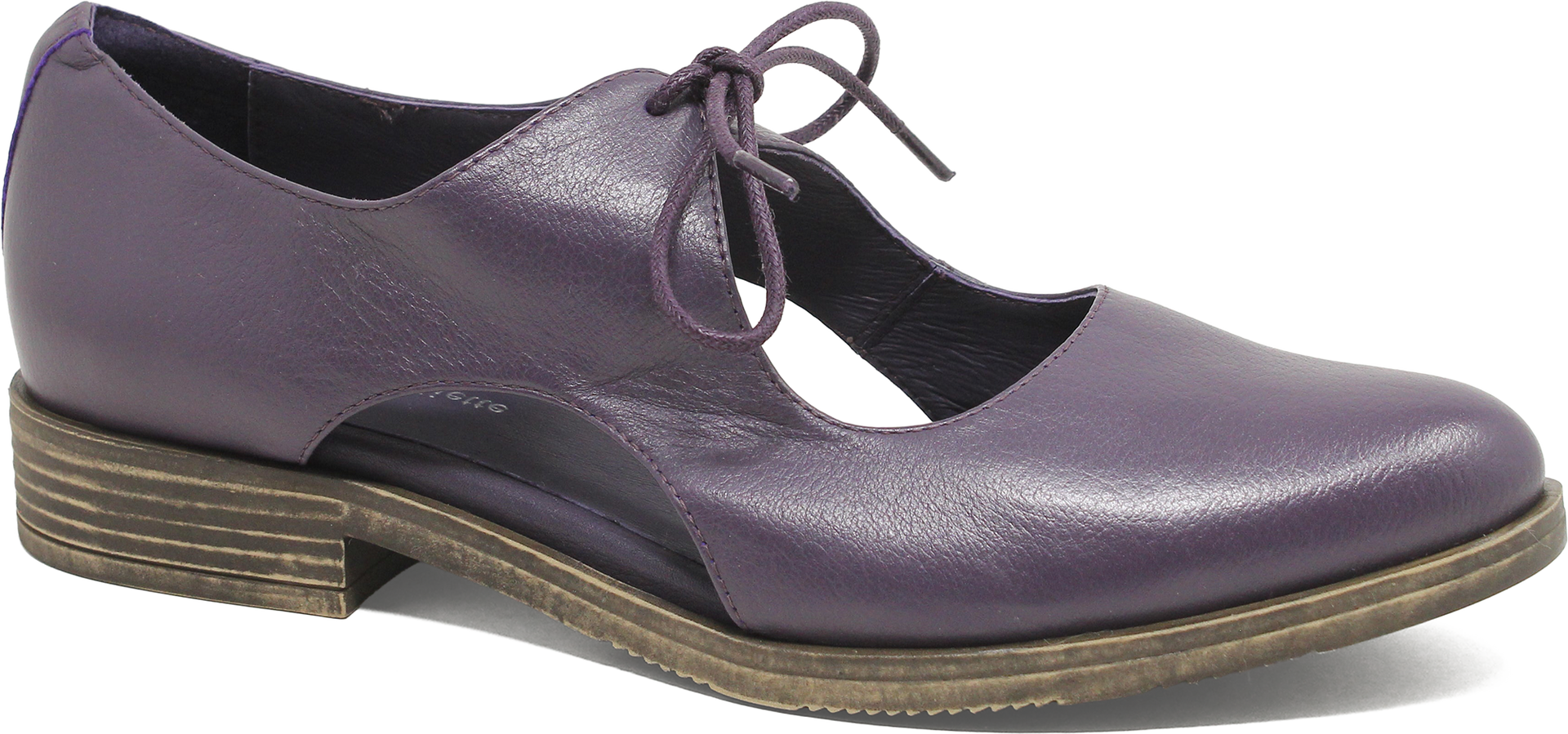 Women's Django & Juliette Keeria Shoe in Aubergine-Black Leather